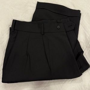 Stafford Performance Men’s Dress Pants 38x29 Classic Fit Wrinkle Resistant Black